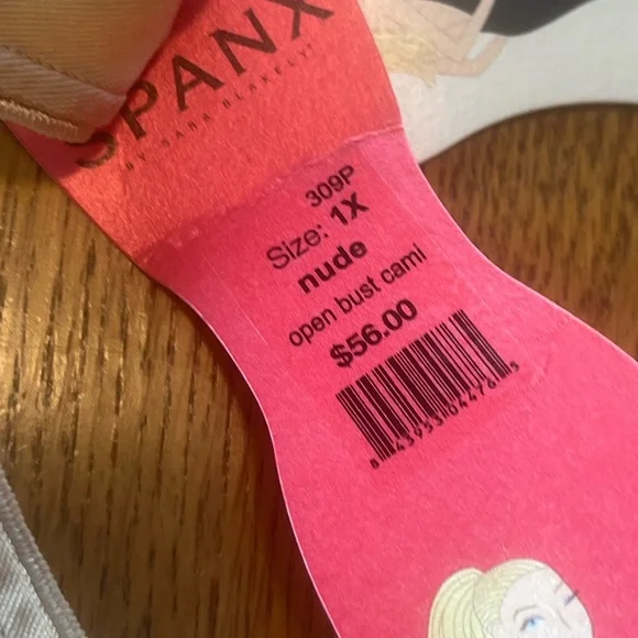 New Spanx Open-Bust Cami Camisole Tan Nude Shaper Size XL NWT - Picture 4 of 10